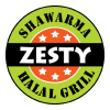Zesty Pita & Burgers logo