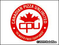 Canadian Pizza Unlimited logo